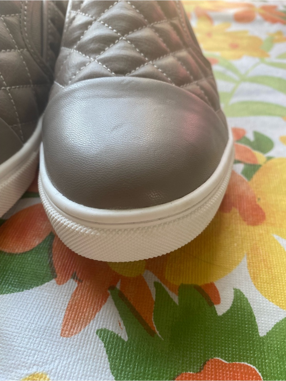 Steve Madden Quilted Faux Leather Slip-On Sneakers - Picture 6 of 11